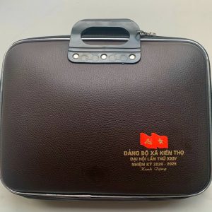 Quà tặng doanh nghiệp cặp da đại hội