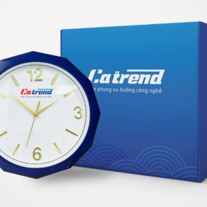 Đồng hồ treo tường in logo công ty theo yêu cầu