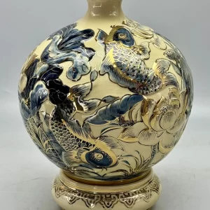 Quà Tặng Bình Đắp Nổi Gốm Chu Đậu