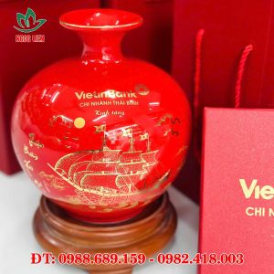 Bình hút lộc gốm bát tràng