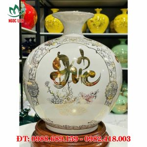 Bình hút lộc gốm bát tràng