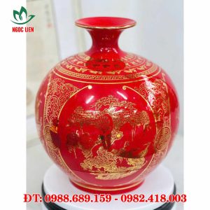 Bình hút lộc gốm bát tràng
