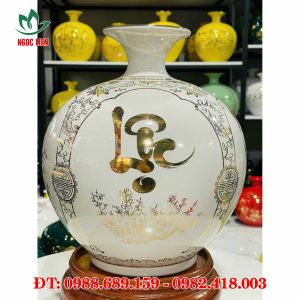 Bình hút lộc gốm bát tràng