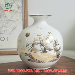 Bình hút lộc gốm bát tràng