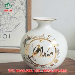 Bình hút lộc gốm bát tràng