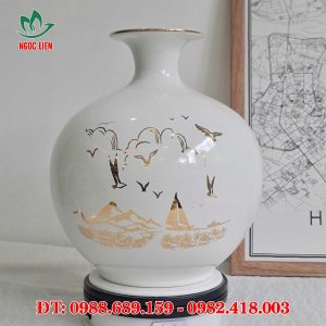 Bình hút lộc gốm bát tràng