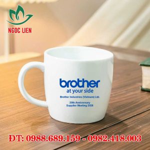 Cốc sứ bát tràng in logo