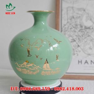 Bình hút lộc gốm bát tràng
