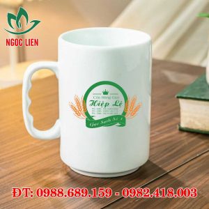 Cốc sứ bát tràng in logo