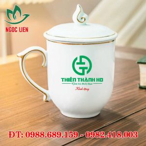 Cốc sứ bát tràng in logo